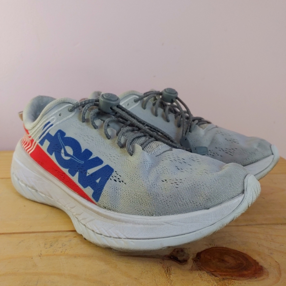 Hoka One One Carbon X running shoes women's size 8